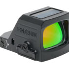 Holosun HE407C-X3-GR reflex sight with green 2 MOA dot on black 7075-T6 housing