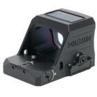 Holosun HE407C-X3-GR reflex sight with green 2 MOA dot on black 7075-T6 housing