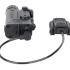 Holosun IRIS-GR1 green laser with remote cable switch mounted on a Picatinny rail