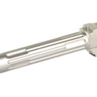 Lantac 9INE fluted threaded stainless steel barrel for Glock 17, silver finish