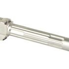 Lantac 9INE fluted threaded stainless steel barrel for Glock 17, silver finish