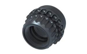 LANTAC ADC Plan B Hub adapter, listed 1.375x24/Titanium; black finish in images
