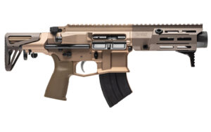 Maxim Defense PDX SBR 7.62x39 5.5in Flat Dark Earth side view