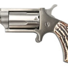 North American Arms MINI REV .22 WMR mini revolver with imitation stag grips