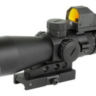 NCSTAR USS Gen II 3-9x42 Mil Dot scope with micro red dot and quick-release mount