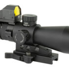 NCSTAR USS Gen II 3-9x42 Mil Dot scope with micro red dot and quick-release mount