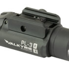 Olight PL-3R Valkyrie rechargeable rail-mount weapon light, black, up to 1500 lumens