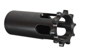 Primary Weapons Systems .578X28 black suppressor piston machined from 17-4 stainless steel