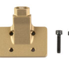 Reptilia AUS Offset Mount for Leupold Delta Point Pro in Flat Dark Earth, reversible 4-point mounting