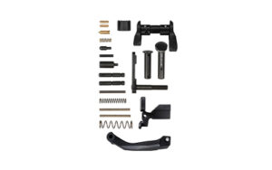Rise Armament Premium Lower Parts Kit 12003ADV black components laid out
