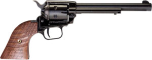 Heritage Rough Rider RR22B4WBN44 .22 LR revolver with wood 250th anniversary grips
