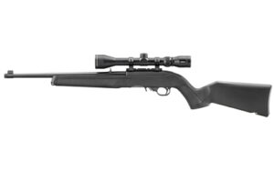 Ruger 10/22 .22 LR 16.4in threaded barrel black polymer stock with 3-9x40 scope