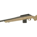 Ruger American Gen II Ranch 6mm ARC rifle 16.1 in cobalt fluted barrel with FDE splatter synthetic stock