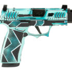 Sig Sauer P365X Komodo Anime Series compact 9mm pistol with blue and black Cerakote finish