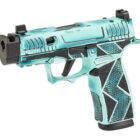 Sig Sauer P365X Komodo Anime Series compact 9mm pistol with blue and black Cerakote finish