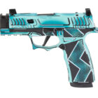 Sig Sauer SCT Anime Macro 365X CMP 9mm pistol blue and black anime finish