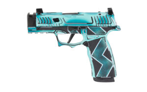 Sig Sauer SCT Anime Macro 365X CMP 9mm pistol blue and black anime finish
