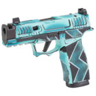 Sig Sauer SCT Anime Macro 365X CMP 9mm pistol blue and black anime finish