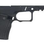 Sharps Bros Ruger RXM black grip module with wood grip panels