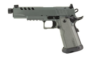 Tisas 1911 Night Stalker 9mm gray Cerakote double-stack pistol with 17rd magazines