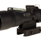 Trijicon Compact ACOG 3x30mm with green chevron reticle and Q-LOC mount