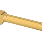 True Precision threaded 9mm barrel for Glock 17 with titanium nitride gold finish