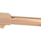True Precision Glock 19 9mm barrel with Copper Titanium Copper Nitride finish
