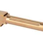 True Precision threaded Glock 19 pistol barrel with Copper Titanium Nitride finish