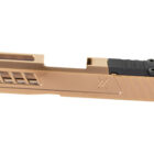 True Precision Axiom slide for Glock 43 RMS cut Titanium Copper Nitride copper finish
