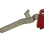 True Precision Axiom trigger for Glock 43 in black with red accents