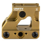 Unity Tactical FAST MRO Mount Flat Dark Earth fitting a Trijicon MRO optic