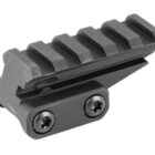 Unity Tactical FAST Accessory Riser black Picatinny mount side view