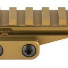 Unity Tactical FAST Accessory Riser Flat Dark Earth mounted on a Picatinny rail