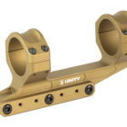 Unity Tactical REKE 34mm scope mount in Flat Dark Earth with Picatinny interface
