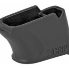 X-GRIP XGGL26-27-G5 mag spacer on full-size Glock magazine; black finish; fits Glock 26/27/33