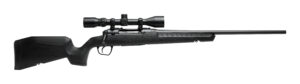 Savage Axis XP Compact 7mm-08 Rem 20 inch rifle with mounted 3-9x40 scope, black synthetic stock