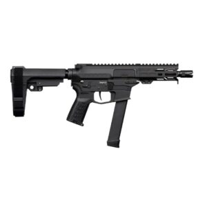 CMMG Banshee MKGs 9mm 5-inch pistol with RipBrace and 33rd magazine in Armor Black