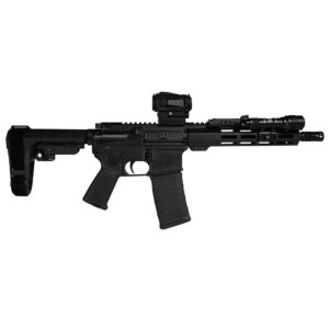 Shark Coast Tactical Midnight AR Pistol Bundle 5.56 NATO 10.5 inch barrel Vortex Sparc