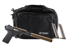 Ruger Mark IV SD 22/45 .22 LR pistol in burnt bronze with 4.4 inch barrel