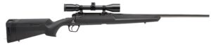 Savage AXIS XP 6.5 Creedmoor 22 inch barrel black synthetic stock with Weaver 3-9x40 scope