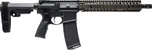 Daniel Defense DDM4 GL/SSC pistol 5.56 NATO 12.5-inch RIS II SBA3 FDE/Black