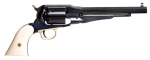 Taylors and Company 1858 Remington Sodbuster .44 Cal 8-inch blued octagon barrel with ivory two-piece grips