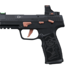 Sig Sauer P322 Rose ROMEO-RS 4-inch .22 LR pistol with rose laser-engraved grip