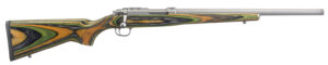 Ruger 77/22 .22 Hornet bolt-action rifle 18.5-inch threaded barrel Green Mountain laminate stock