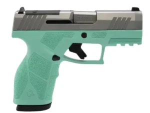 Taurus GX2 T.O.R.O. 9mm compact pistol 3.38 inch barrel cyan frame stainless slide