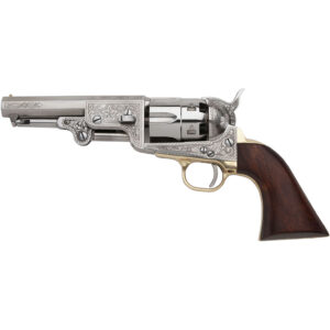Pietta 1851 US Marshall Revolver .44 cal 5.5 in polished steel with walnut grip
