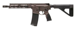 Daniel Defense DDM4 V7P .300 BLK pistol, 10.3-inch barrel, brown finish, SBA3 brace