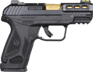 Ruger Security-380 pistol .380 ACP black slide gold barrel TALO exclusive