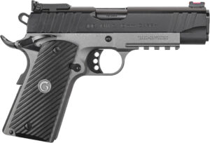 EAA Girsan MC1911-C 10mm 4.40in two-tone pistol with fiber optic sights and Picatinny rail