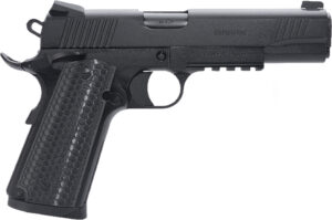 EAA Girsan MC1911S Untouchable Government .45 ACP 5-inch black pistol with G10-style grips